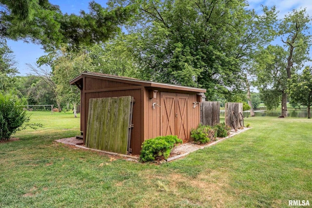 25622 1st Ave N, Hillsdale, IL 61257 - view of shed with view of wooded area