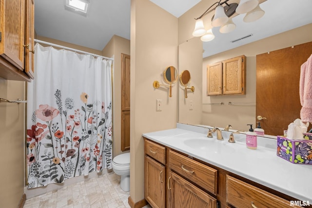 2809 12th Ave Unit 504, Rock Island, IL 61201 - full bathroom featuring vanity and a shower with shower curtain