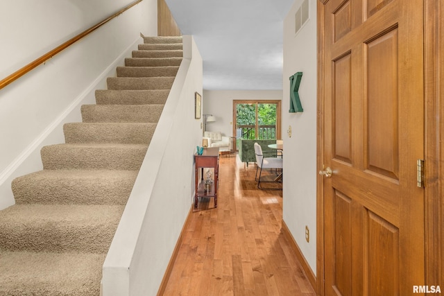 2809 12th Ave Unit 504, Rock Island, IL 61201 - staircase with wood finished floors