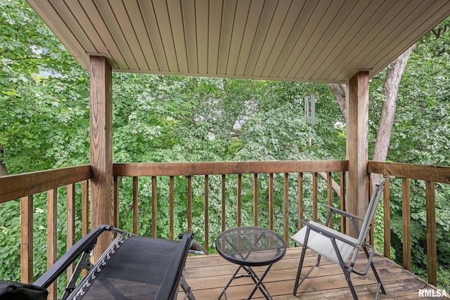 2809 12th Ave Unit 504, Rock Island, IL 61201 - view of wooden deck