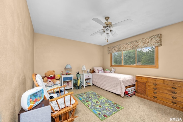 2809 12th Ave Unit 504, Rock Island, IL 61201 - carpeted bedroom with a ceiling fan