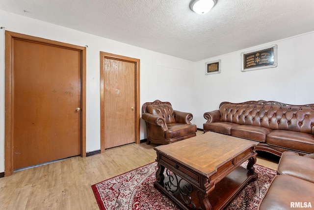 531 32nd Ave, East Moline, IL 61244 - living room featuring light wood-style floors and a textured ceiling