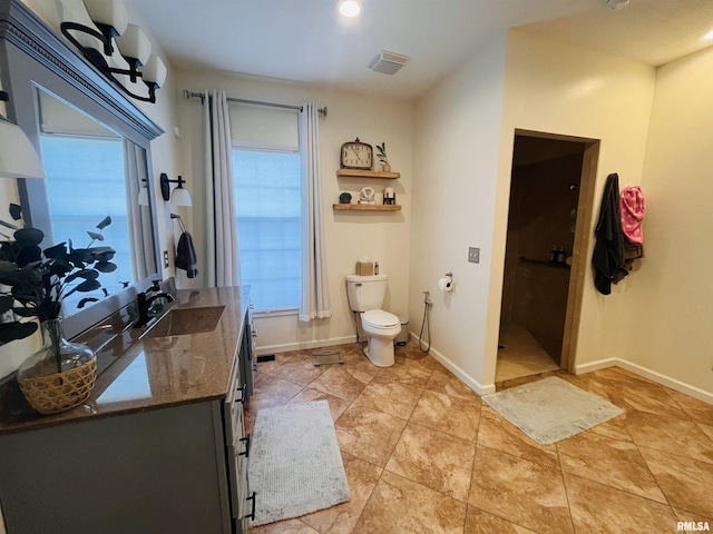 66 Windy Hill Dr, Murphysboro, IL 62966 - full bathroom featuring vanity, plenty of natural light, and a shower