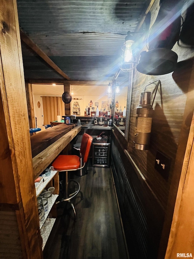 66 Windy Hill Dr, Murphysboro, IL 62966 - bar featuring wood finished floors