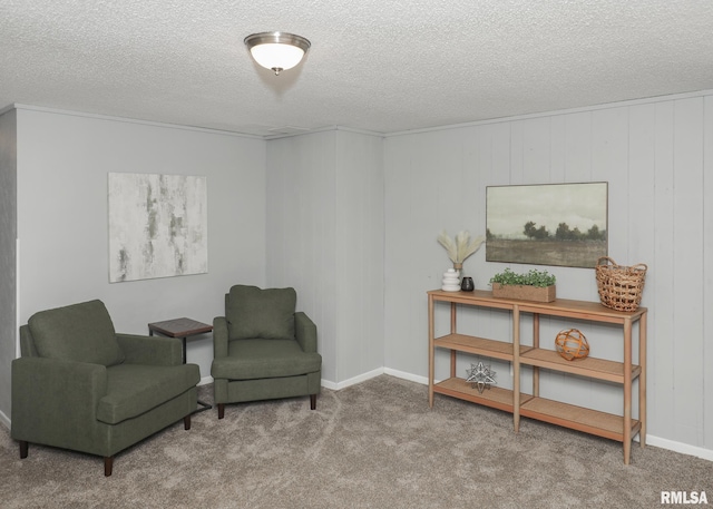 5022 Northbrook Ct, Davenport, IA 52806 - living area with carpet floors and a textured ceiling