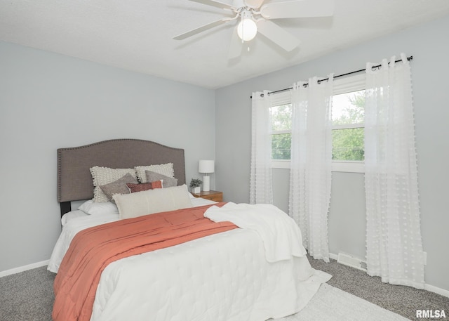5022 Northbrook Ct, Davenport, IA 52806 - bedroom featuring carpet floors and a ceiling fan