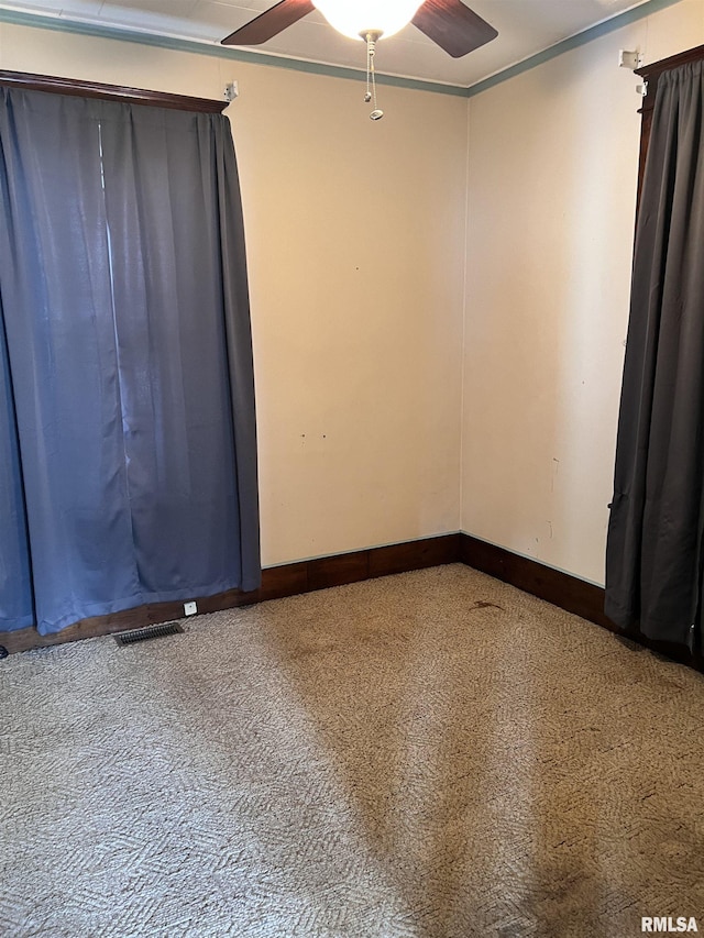 202 N Wilson St, Anna, IL 62906 - spare room featuring a ceiling fan