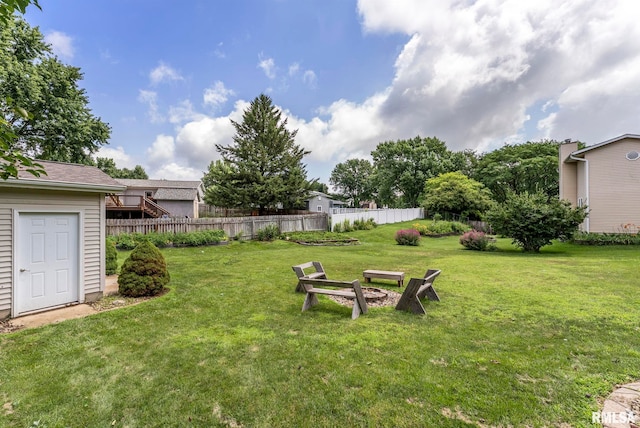 303 S Park View Dr, Park View, IA 52748 - view of yard