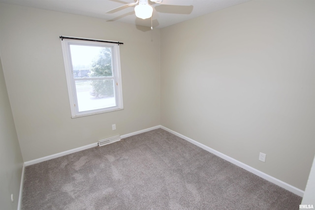 3618 18th St, Bettendorf, IA 52722 - carpeted spare room with a ceiling fan and baseboards