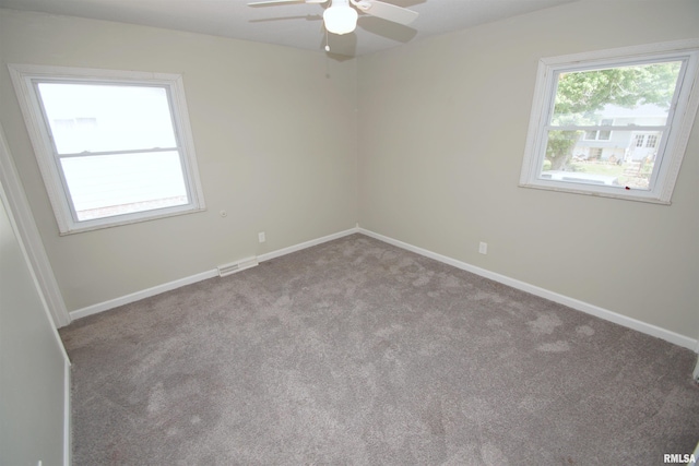 3618 18th St, Bettendorf, IA 52722 - unfurnished room with carpet floors and ceiling fan