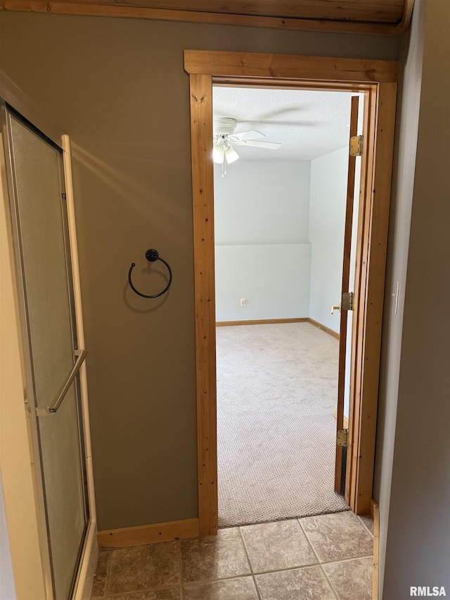 124 Riverview Heights Dr, Le Claire, IA 52753 - corridor featuring carpet flooring and baseboards