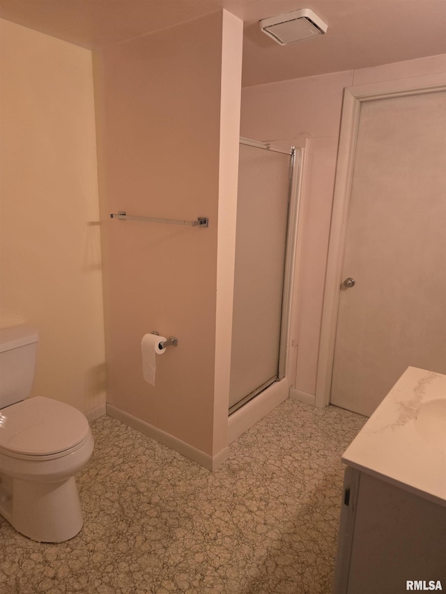 621 E 29th St, Davenport, IA 52803 - bathroom featuring a shower stall, vanity, and tile patterned floors