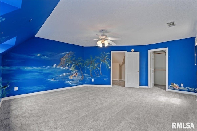 1 S Shore Ln, Rapids City, IL 61278 - unfurnished bedroom with carpet flooring, a closet, and a ceiling fan