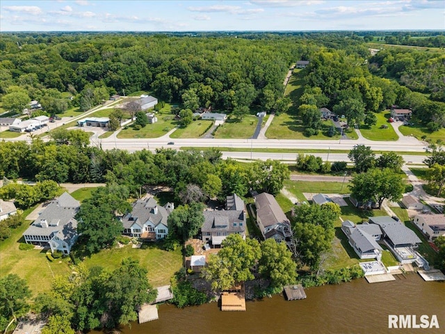 1 S Shore Ln, Rapids City, IL 61278 - aerial view of residential area with a nearby body of water