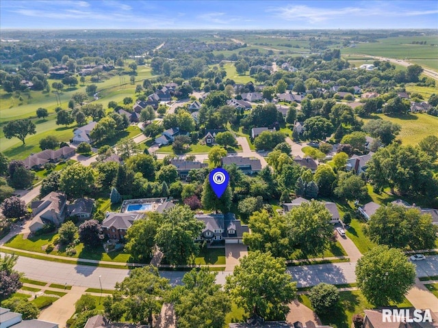 6470 James Rd, Bettendorf, IA 52722 - aerial perspective of suburban area
