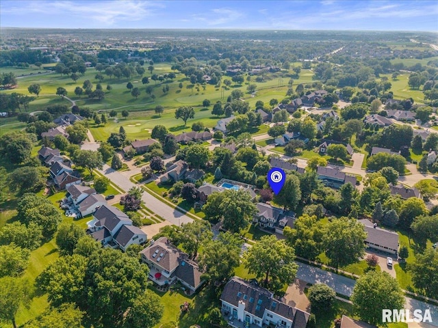 6470 James Rd, Bettendorf, IA 52722 - aerial perspective of suburban area