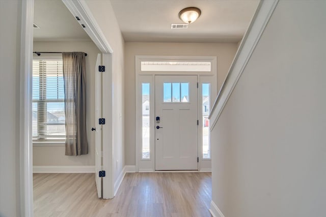 610 Turtle Crk Ln, Harlem, GA 30814 - entrance foyer featuring light wood-type flooring, plenty of natural light, and baseboards