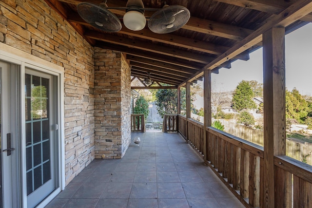 view of patio