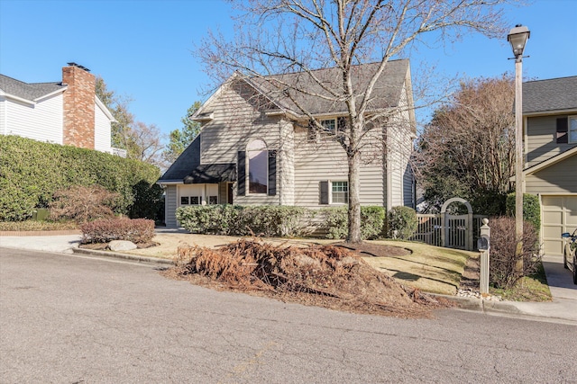 view of front of property