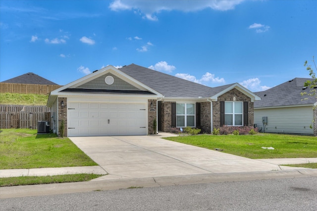 2613 Inverness Dr, Hephzibah, GA 30815 - single story home featuring an attached garage, driveway, brick siding, and roof with shingles