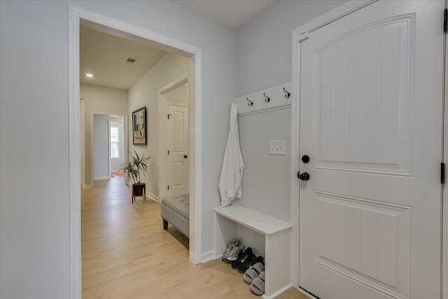 2613 Inverness Dr, Hephzibah, GA 30815 - mudroom with light wood-type flooring and recessed lighting