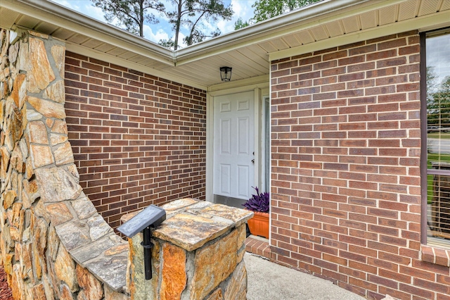 2979 Foxhall Cir, Augusta, GA 30907 - property entrance featuring brick siding