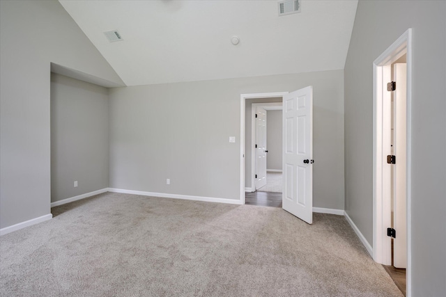 1178 Huntly Cir, Thomson, GA 30824 - carpeted empty room with lofted ceiling and baseboards