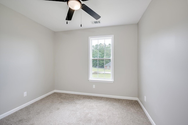 1178 Huntly Cir, Thomson, GA 30824 - carpeted spare room with baseboards and a ceiling fan