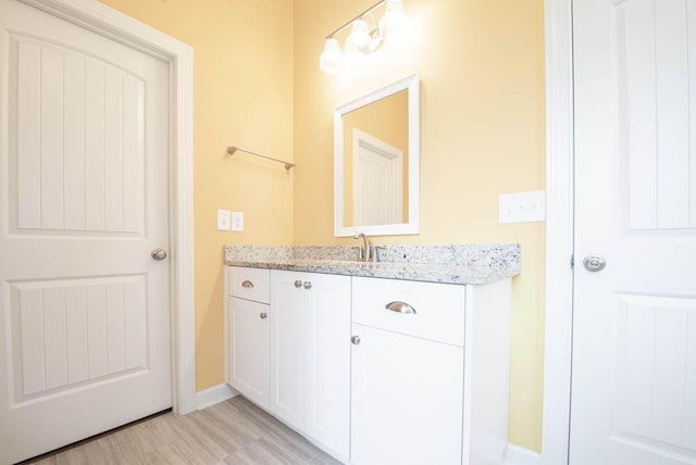 1190 Tralee Dr, Beech Island, SC 29842 - bathroom with vanity and wood finished floors