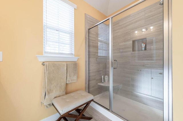 full bath featuring a stall shower