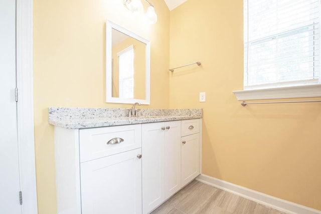 1190 Tralee Dr, Beech Island, SC 29842 - bathroom featuring vanity and wood finished floors
