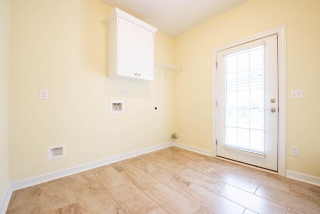 1190 Tralee Dr, Beech Island, SC 29842 - washroom with hookup for a washing machine, electric dryer hookup, healthy amount of natural light, and cabinet space