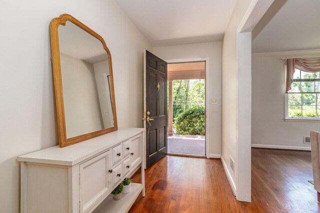 751 Lancaster Rd, Augusta, GA 30909 - entrance foyer with wood finished floors and baseboards