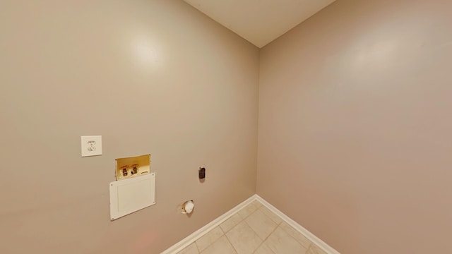 3611 Sturnidae Dr, Augusta, GA 30906 - laundry area featuring light tile patterned floors and hookup for a washing machine