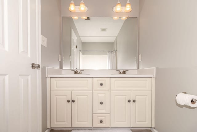 503 Pavilion Ct, Martinez, GA 30907 - full bath featuring double vanity and a shower with curtain