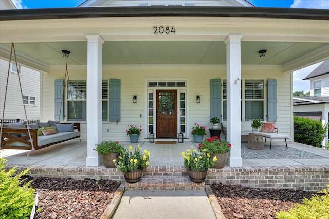 2084 Egret Cir, Evans, GA 30809 - doorway to property with a porch