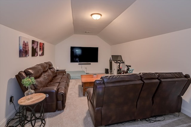 2084 Egret Cir, Evans, GA 30809 - cinema with carpet floors, vaulted ceiling, and baseboards