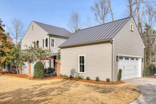 721 Bishops Cir, Evans, GA 30809 - view of side of property with a garage