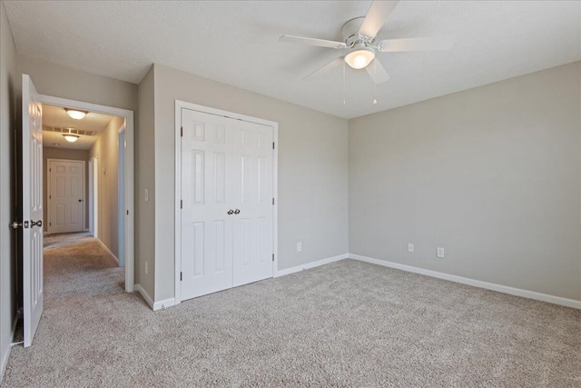 4524 Logans Way, Augusta, GA 30909 - unfurnished bedroom with light carpet, a closet, and baseboards