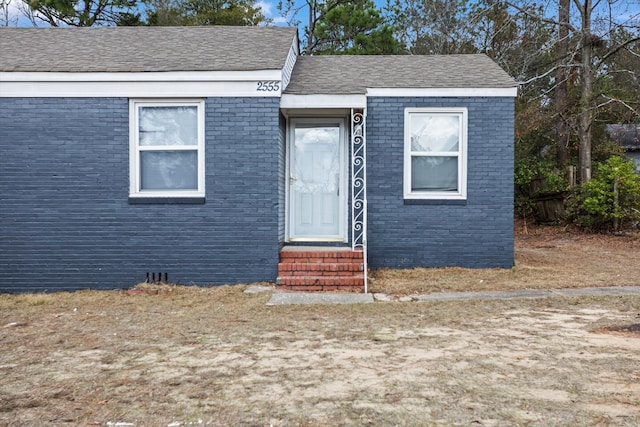 view of front of home