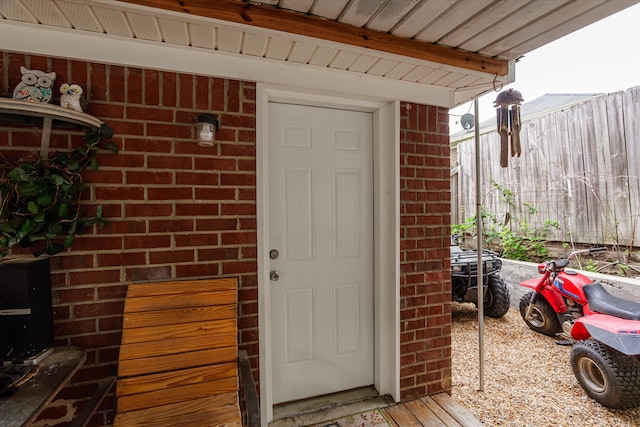 1737 Tamarind Way, Augusta, GA 30906 - doorway to property with brick siding