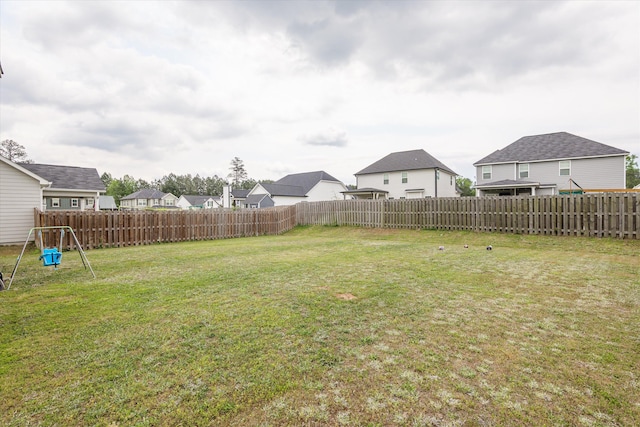 604 Garland Trl, Harlem, GA 30814 - view of yard featuring a fenced backyard and a residential view