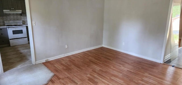 3504 Dayton St, Augusta, GA 30906 - unfurnished dining area with baseboards and light wood-style floors