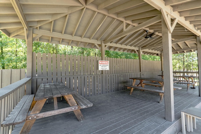 910 Ellis Ln, Evans, GA 30809 - wooden terrace with outdoor dining area