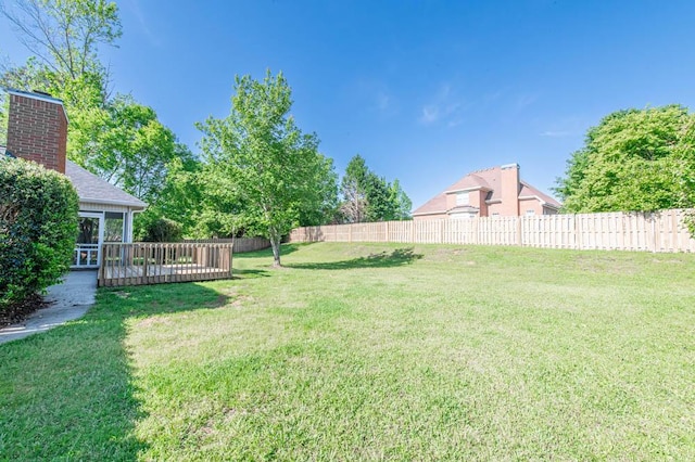 5105 Windmill Pl, Evans, GA 30809 - view of yard featuring a deck