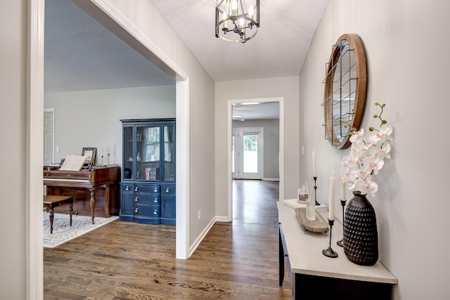 621 Cambridge Rd, Augusta, GA 30909 - entryway featuring wood finished floors and a chandelier