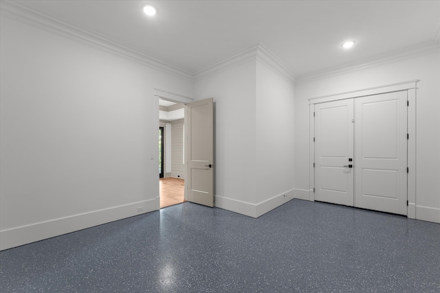 811 Audubon Way, Evans, GA 30809 - unfurnished room featuring ornamental molding and recessed lighting