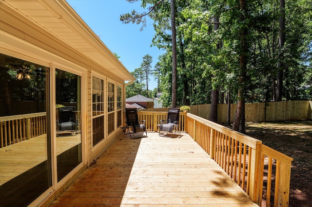 4690 Red Leaf Way, Augusta, GA 30907 - view of wooden terrace