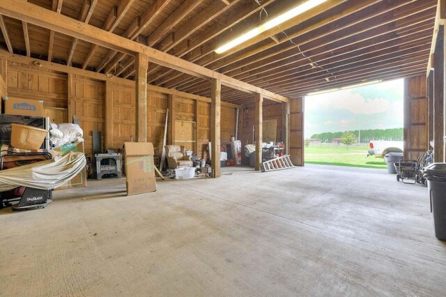 miscellaneous room featuring concrete flooring