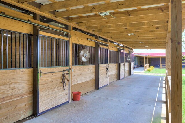 view of stable